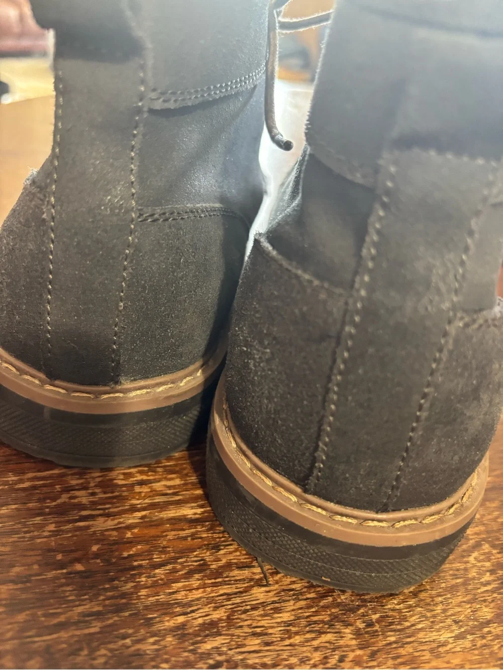 Penguin Men's Gray Suede Lace-Up Chukka Boots